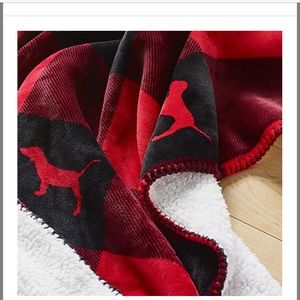 VS Pink Sherpa Blanket